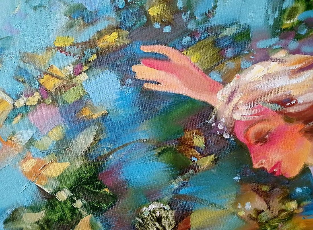 Abstract oil painting Rainbow Anatoly Tarabanov - 4