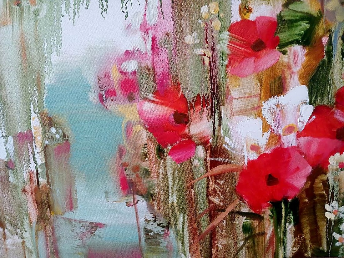 Abstract oil painting Rainbow Anatoly Tarabanov - 8