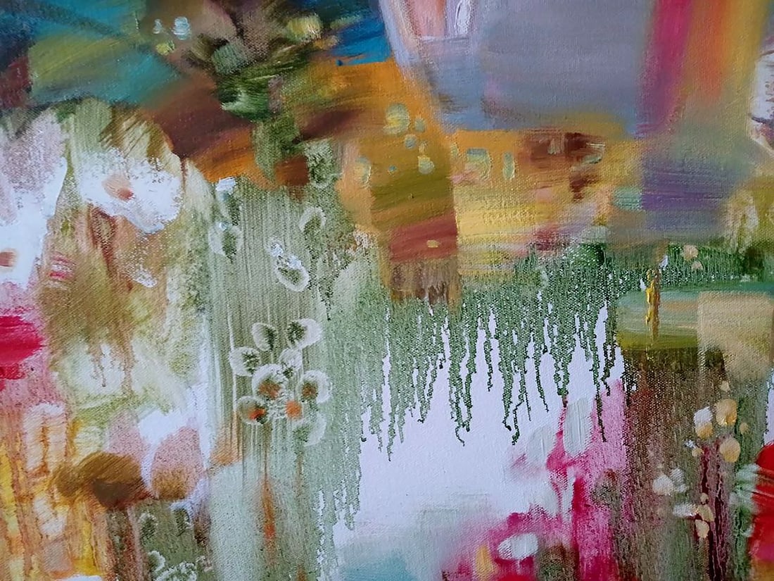 Abstract oil painting Rainbow Anatoly Tarabanov - 9