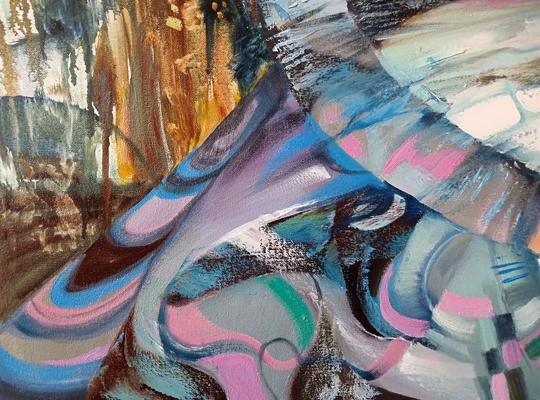 Abstract oil painting Flower Queen of the Night Anatoly Tarabanov - 10