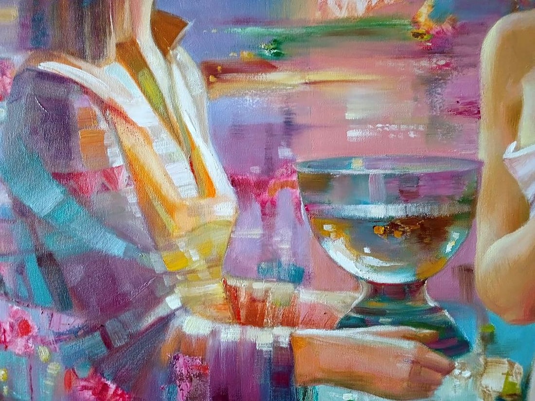 Abstract oil painting Morning nectar Anatoly Tarabanov - 7