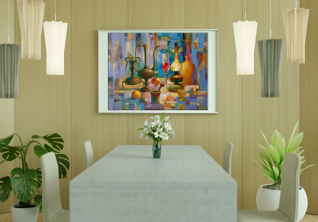 Abstract oil painting Retro Anatoly Tarabanov - 2
