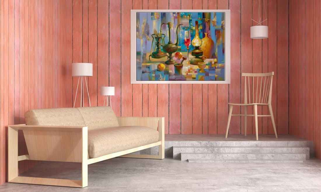 Abstract oil painting Retro Anatoly Tarabanov - 3