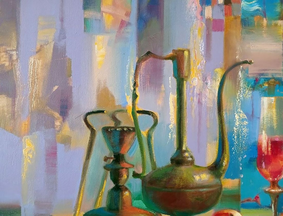 Abstract oil painting Retro Anatoly Tarabanov - 4