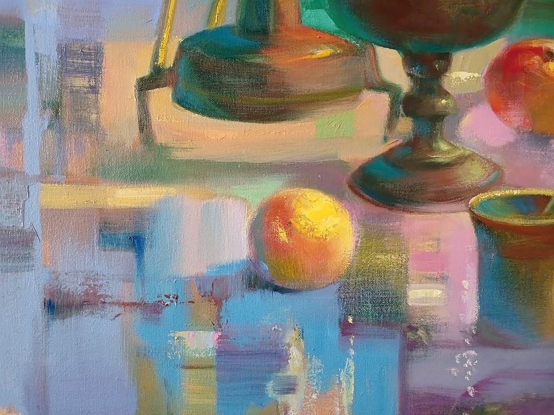 Abstract oil painting Retro Anatoly Tarabanov - 5