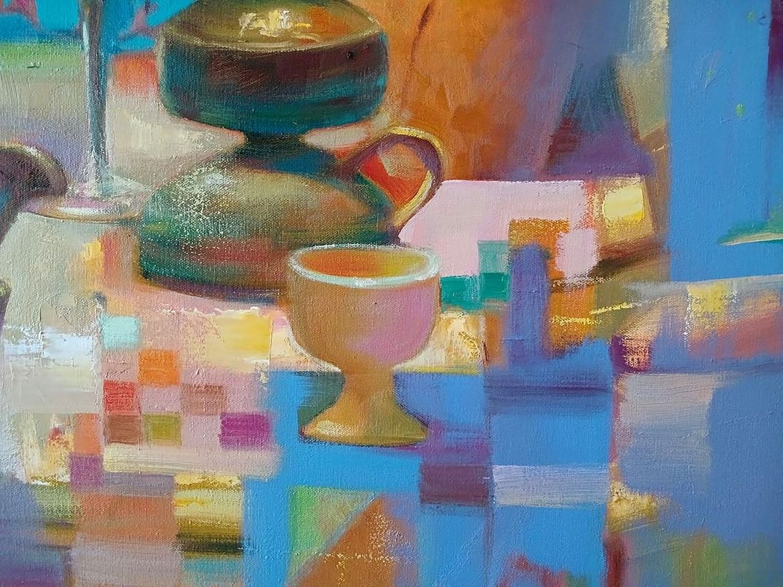 Abstract oil painting Retro Anatoly Tarabanov - 6
