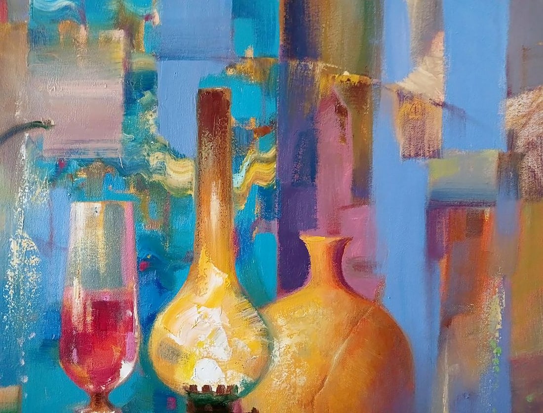 Abstract oil painting Retro Anatoly Tarabanov - 7