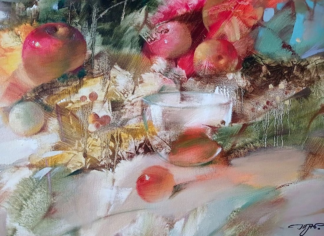 Abstract oil painting Still life Anatoly Tarabanov - 6