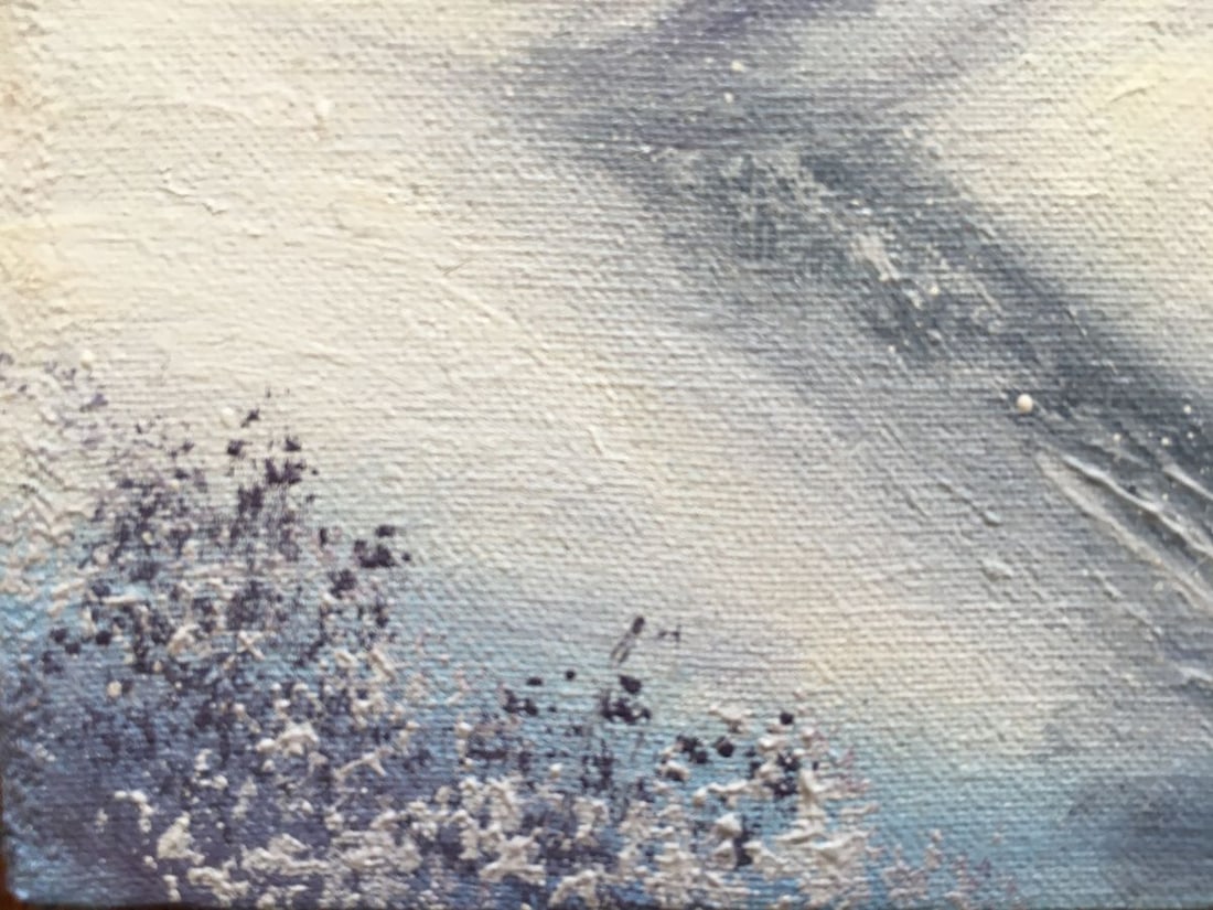 Oil painting Snowfall Andrew Bagno - 2