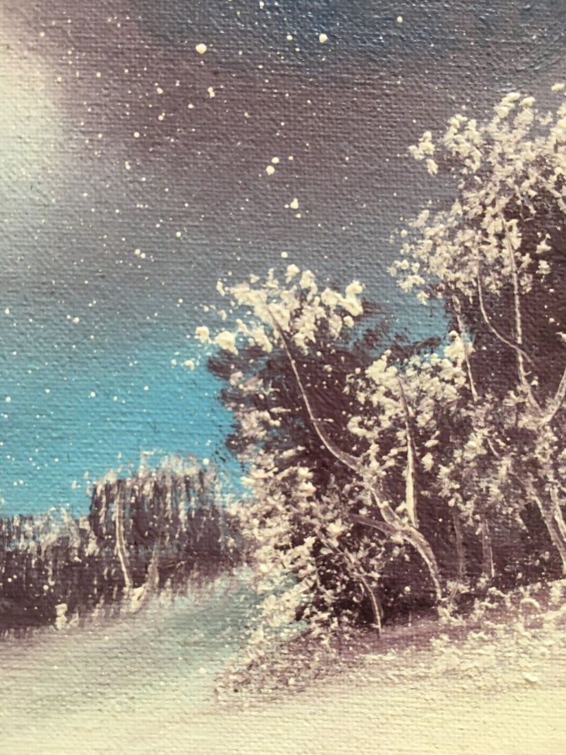 Oil painting Snowfall Andrew Bagno - 4