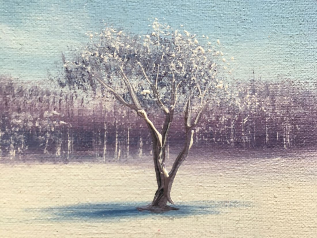 Oil painting Covered in snow Andrew Bagno - 3