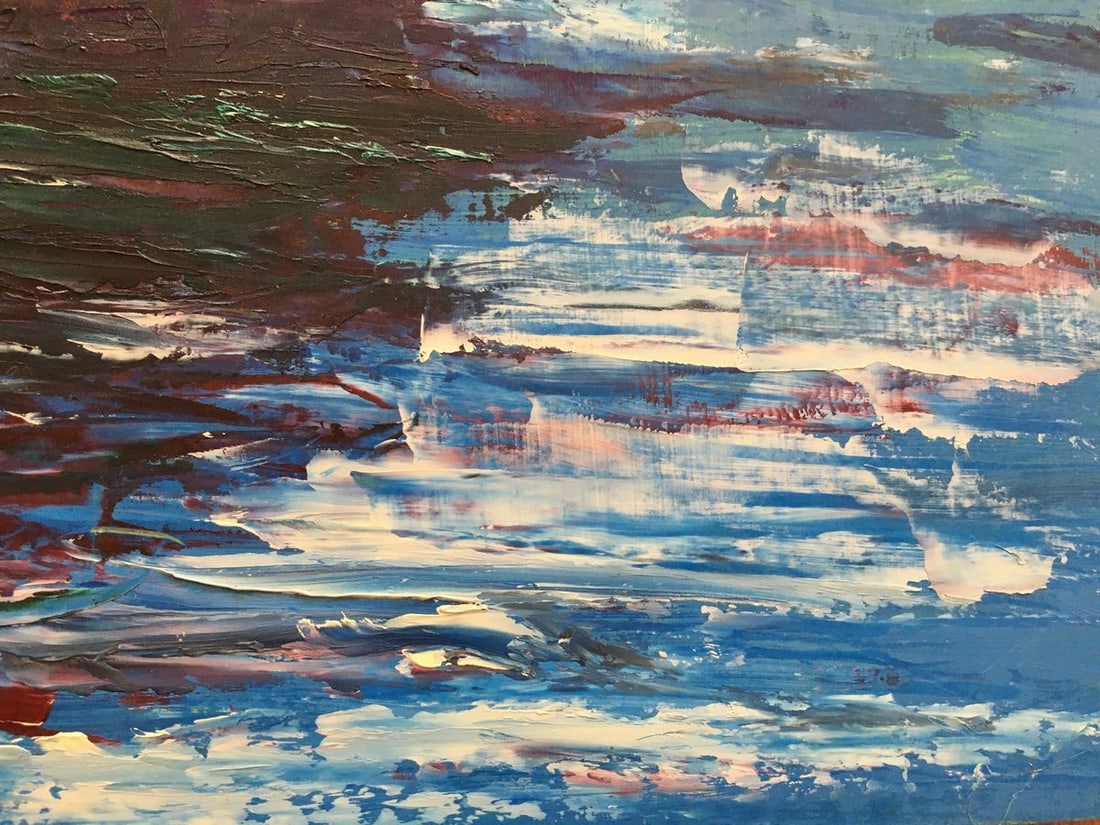 Oil painting Yacht Andrew Bagno - 8