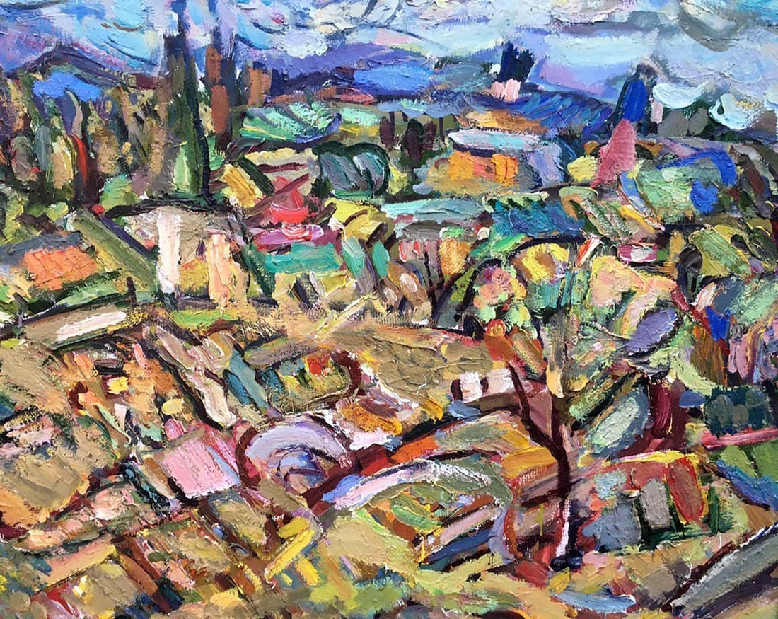 Abstract oil painting Local beauties Ermolov Igor Alekseevich - 2