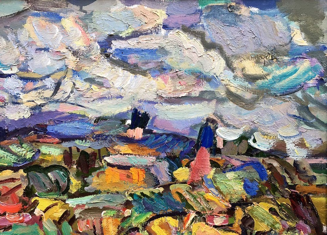 Abstract oil painting Local beauties Ermolov Igor Alekseevich - 3