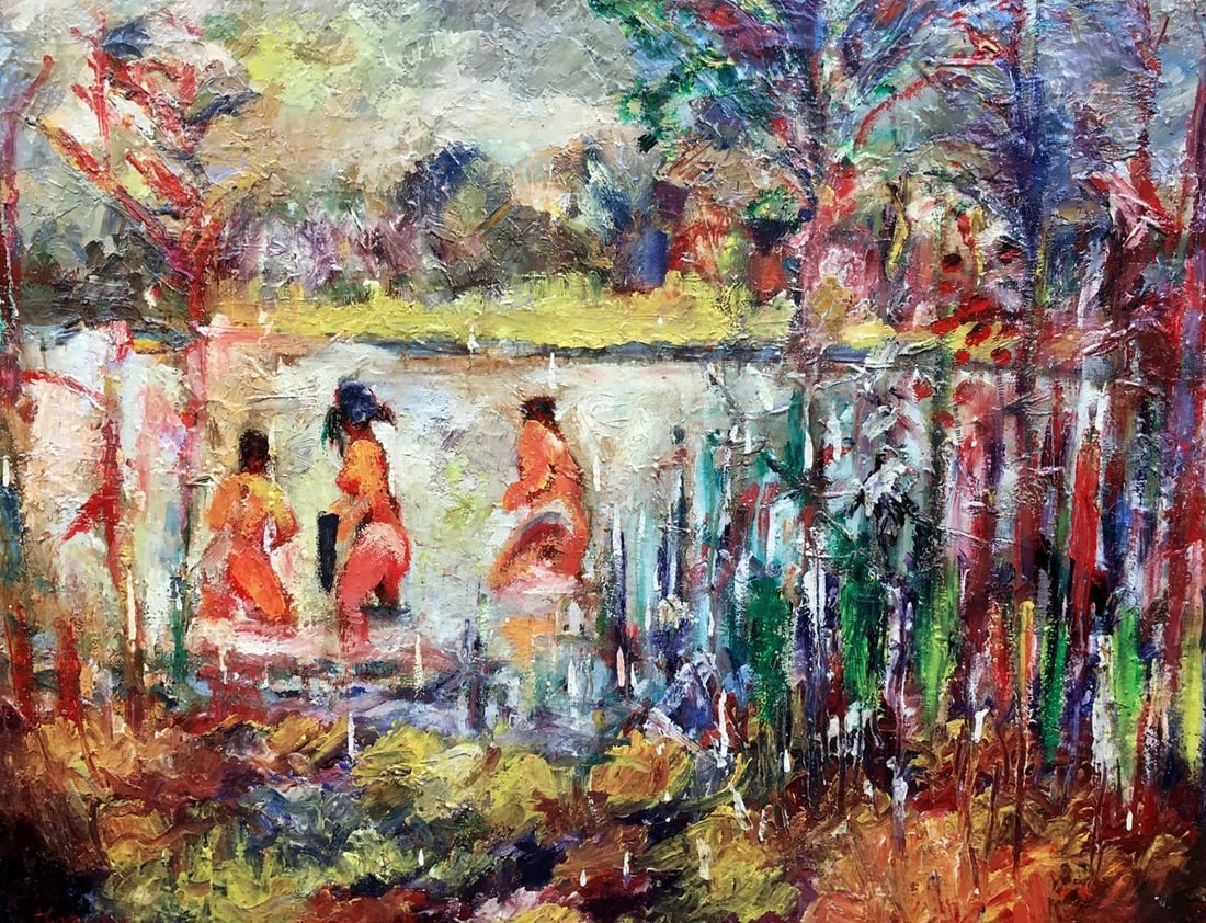 Abstract oil painting August Novikovsky Alexander Vladimirovich - 2