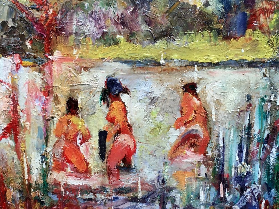 Abstract oil painting August Novikovsky Alexander Vladimirovich - 4