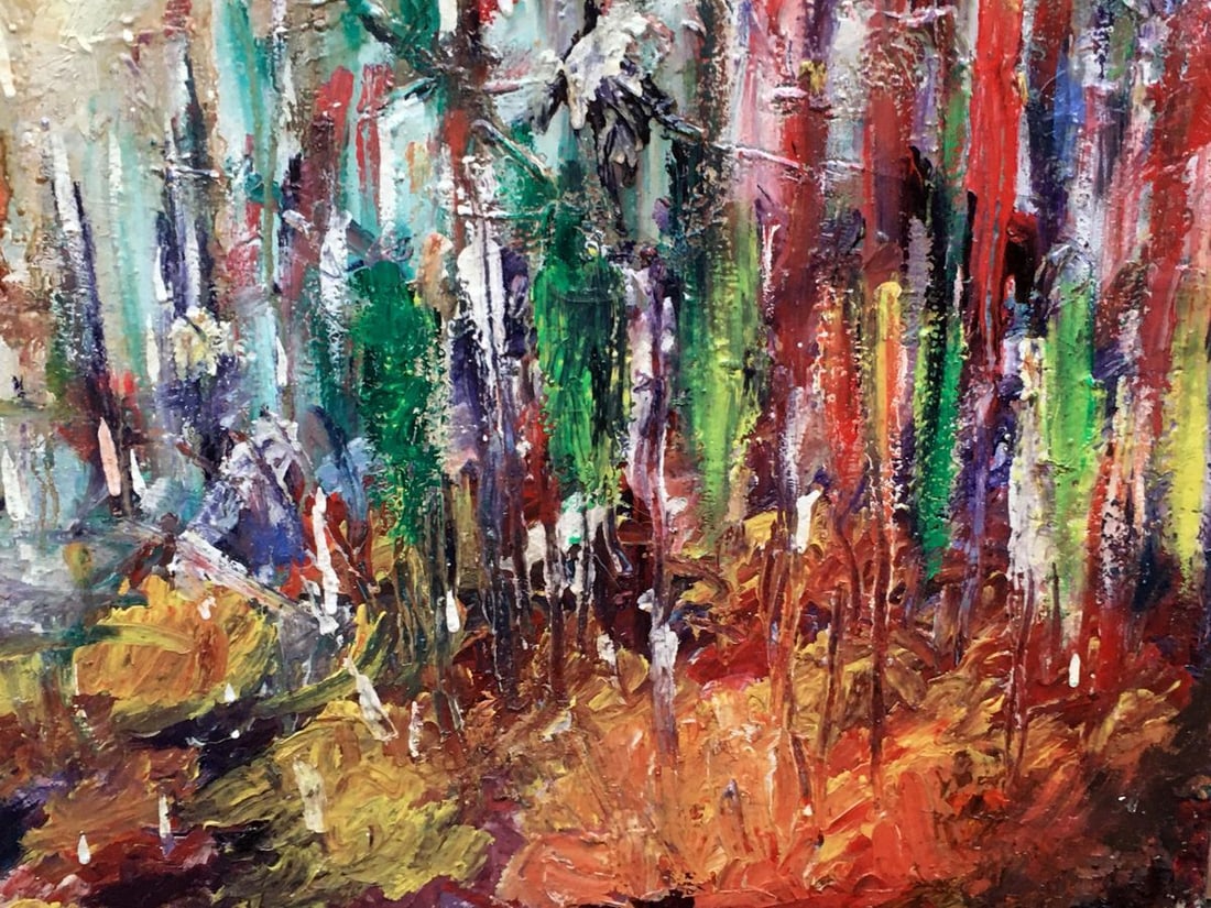Abstract oil painting August Novikovsky Alexander Vladimirovich - 5