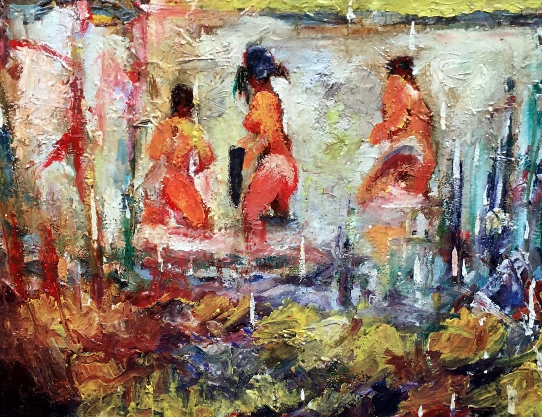 Abstract oil painting August Novikovsky Alexander Vladimirovich - 6