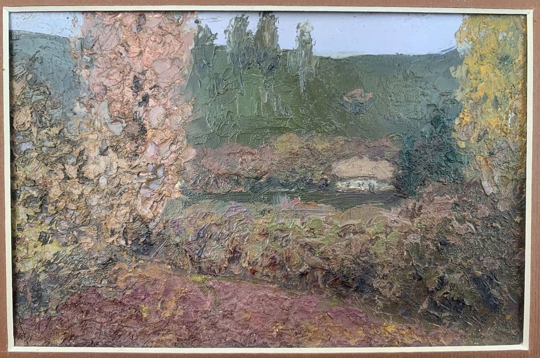 Abstract oil painting in the thick Ivan Kirillovych Tsyupka - 2