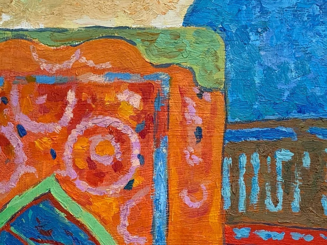 Abstract oil painting East market Victor Kokurin - 8