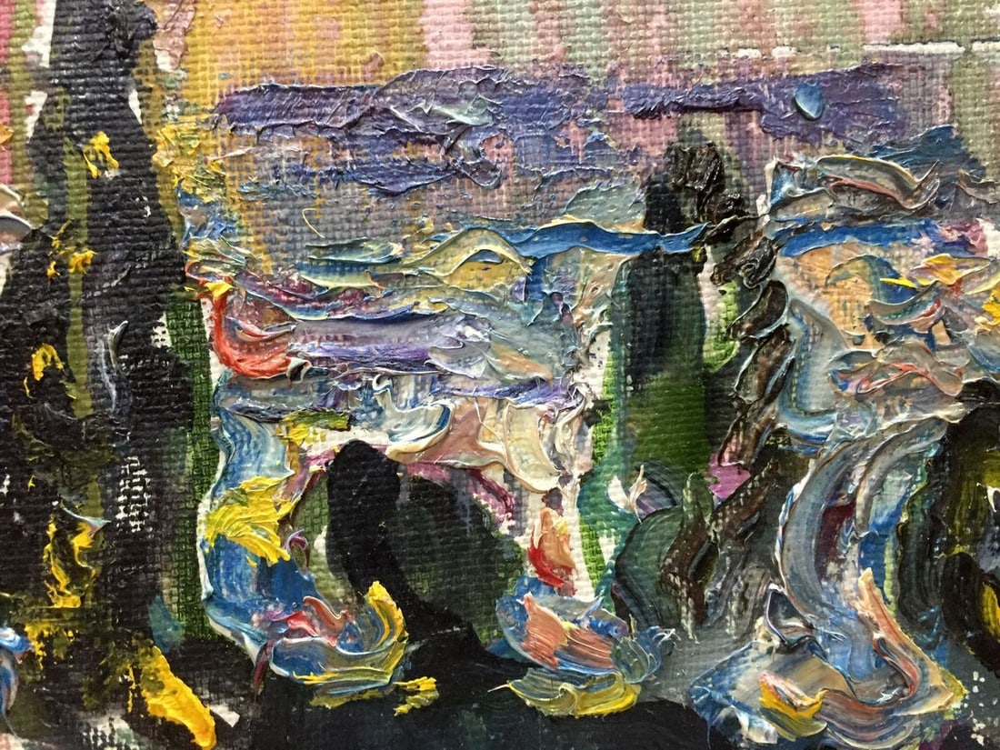 Abstract oil painting Sunrise Lebedeva Valentina Nikolaevna - 5