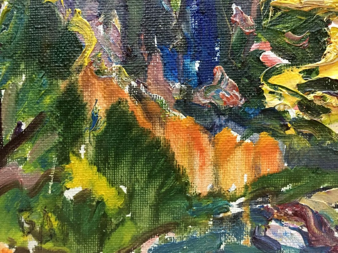 Abstract oil painting Sunrise Lebedeva Valentina Nikolaevna - 7