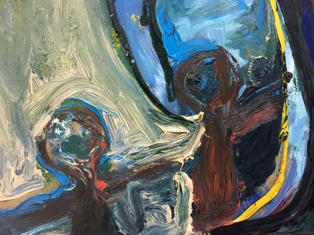 Abstract oil painting The image of a girl Shchekina Yelena Petrovna - 2