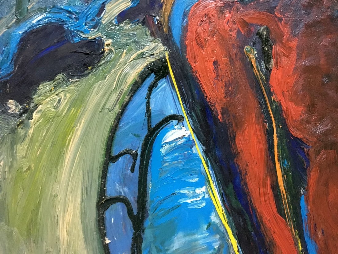 Abstract oil painting The image of a girl Shchekina Yelena Petrovna - 3