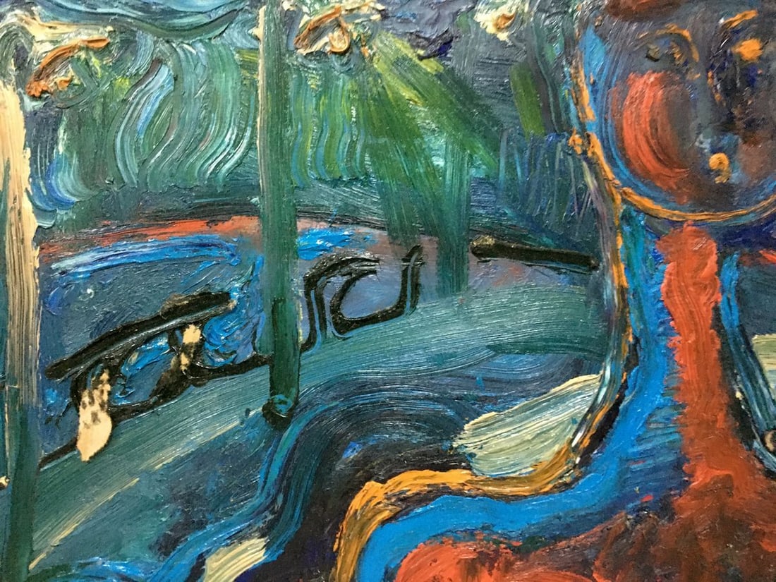 Abstract oil painting The image of a girl Shchekina Yelena Petrovna - 4