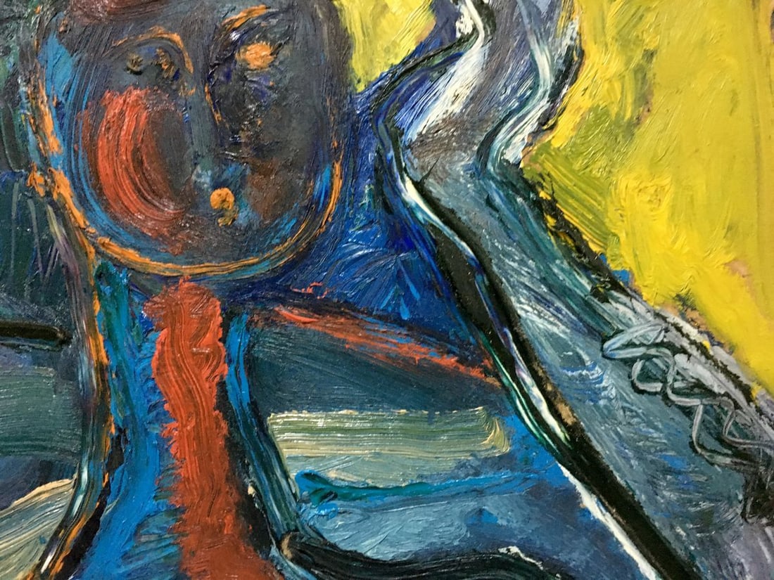 Abstract oil painting The image of a girl Shchekina Yelena Petrovna - 5