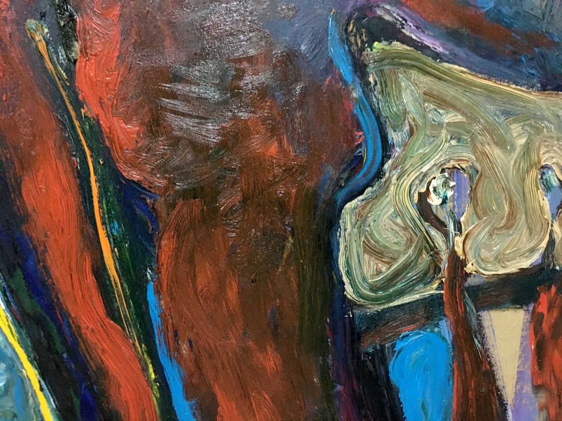 Abstract oil painting The image of a girl Shchekina Yelena Petrovna - 6