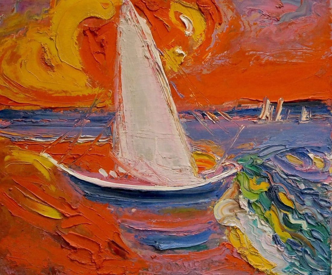 Oil painting Abstraction Mikhail Demtsyu - 2