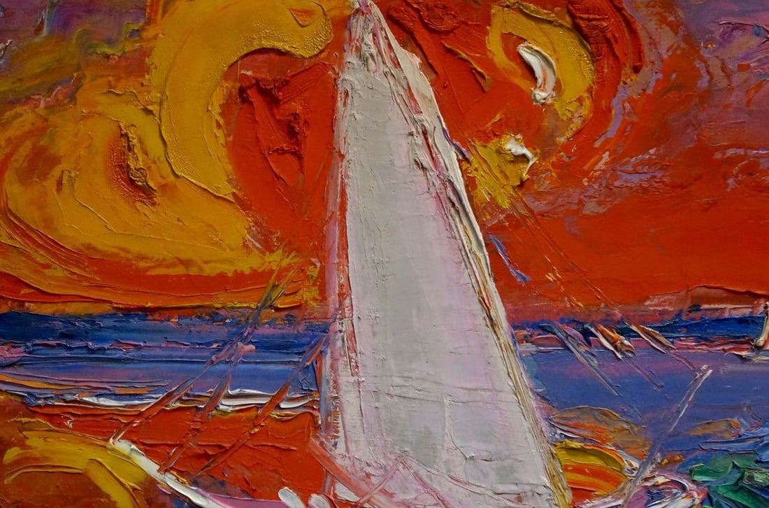 Oil painting Abstraction Mikhail Demtsyu - 4
