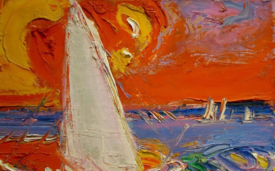 Oil painting Abstraction Mikhail Demtsyu - 5