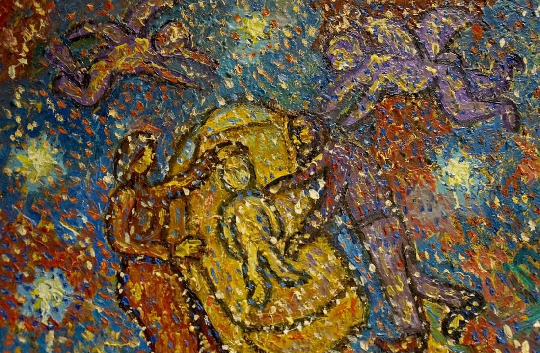 Abstract oil painting Sleepwalkers Boyko Petr Borisovich - 3