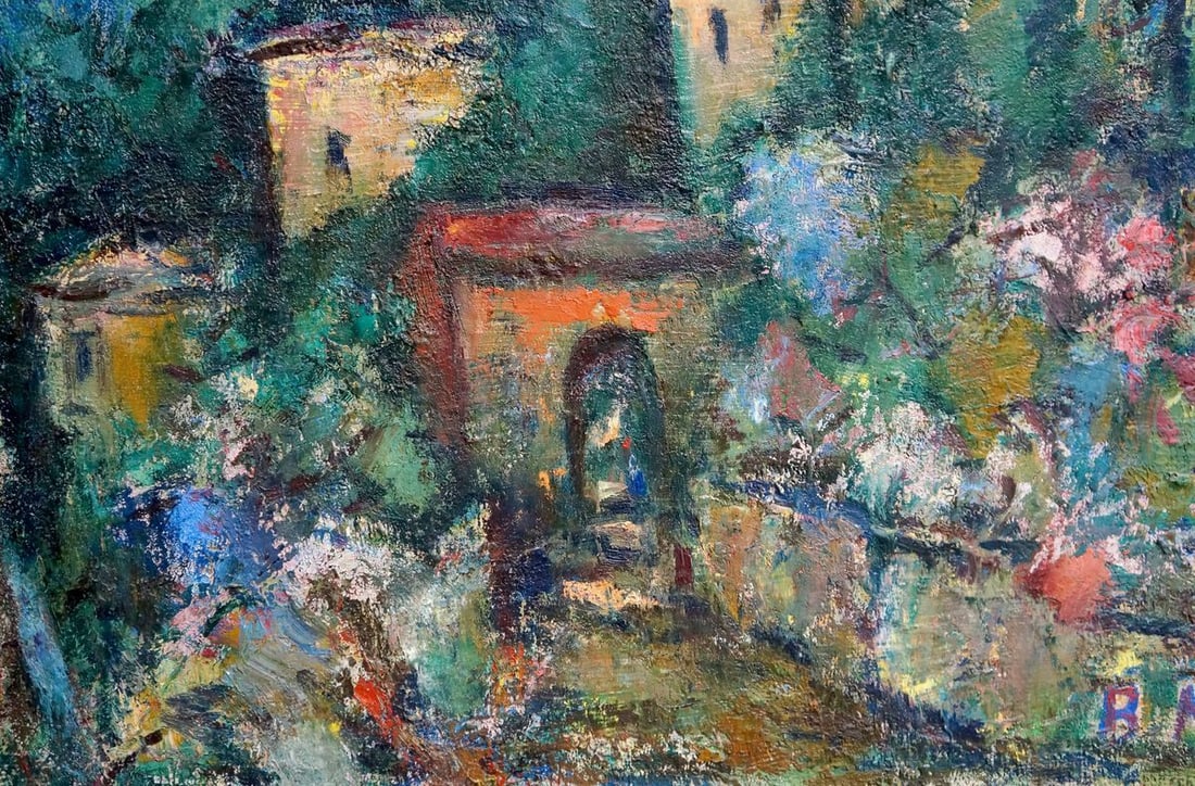 Abstract Oil painting City Karelin Vyacheslav Dmitrievich - 2