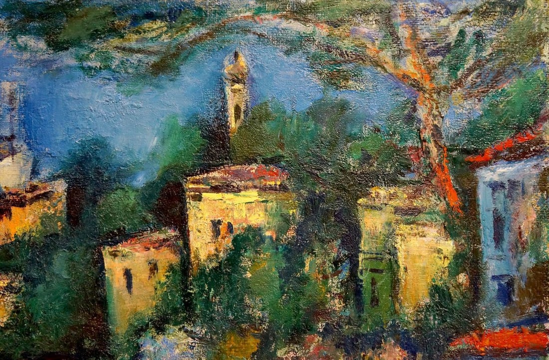 Abstract Oil painting City Karelin Vyacheslav Dmitrievich - 4