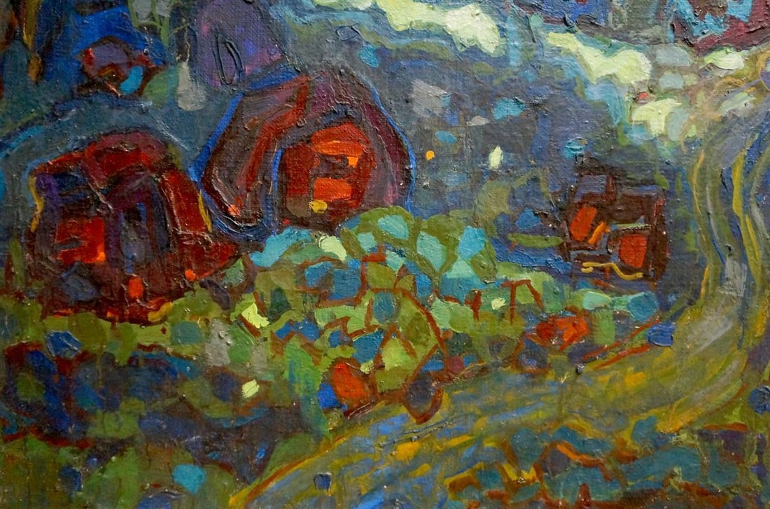 Abstract oil painting Kingdom Gornyy - 2