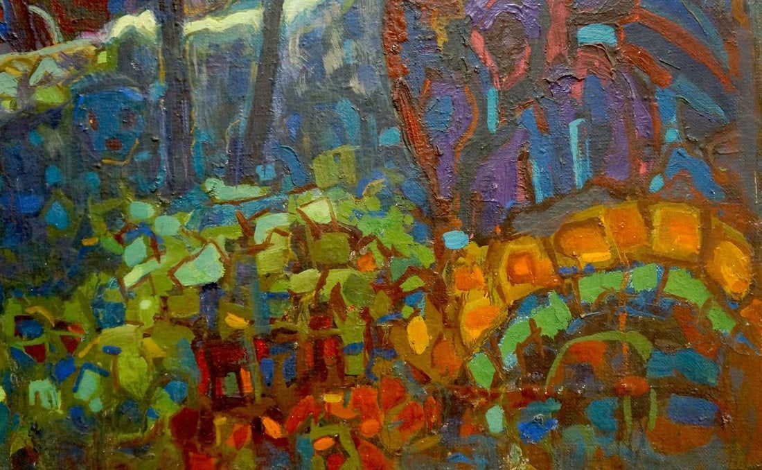 Abstract oil painting Kingdom Gornyy - 5