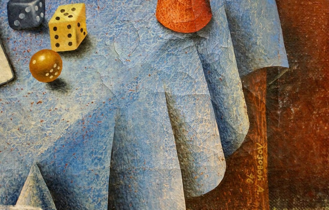 Abstract oil painting Still life Alexander Nikolaevich Lozovoi - 5