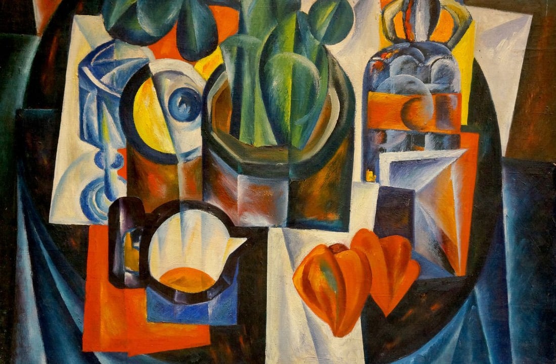 Abstract oil painting Still life Kakichev Yuri Petrovich - 2