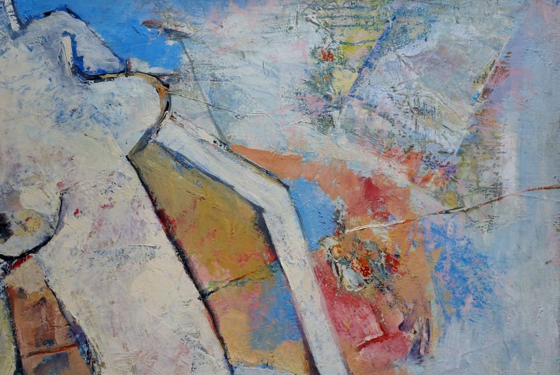 Abstract oil painting Tenderness Kryukov Vasily Ivanovich - 4