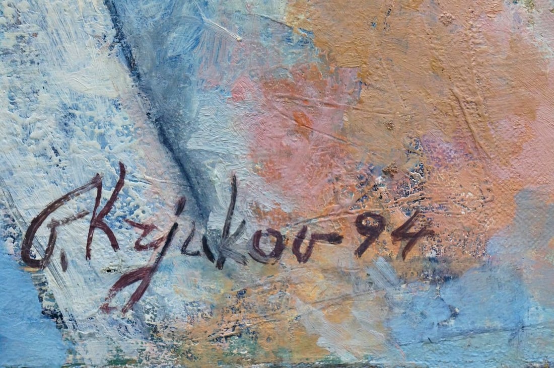 Abstract oil painting Tenderness Kryukov Vasily Ivanovich - 6