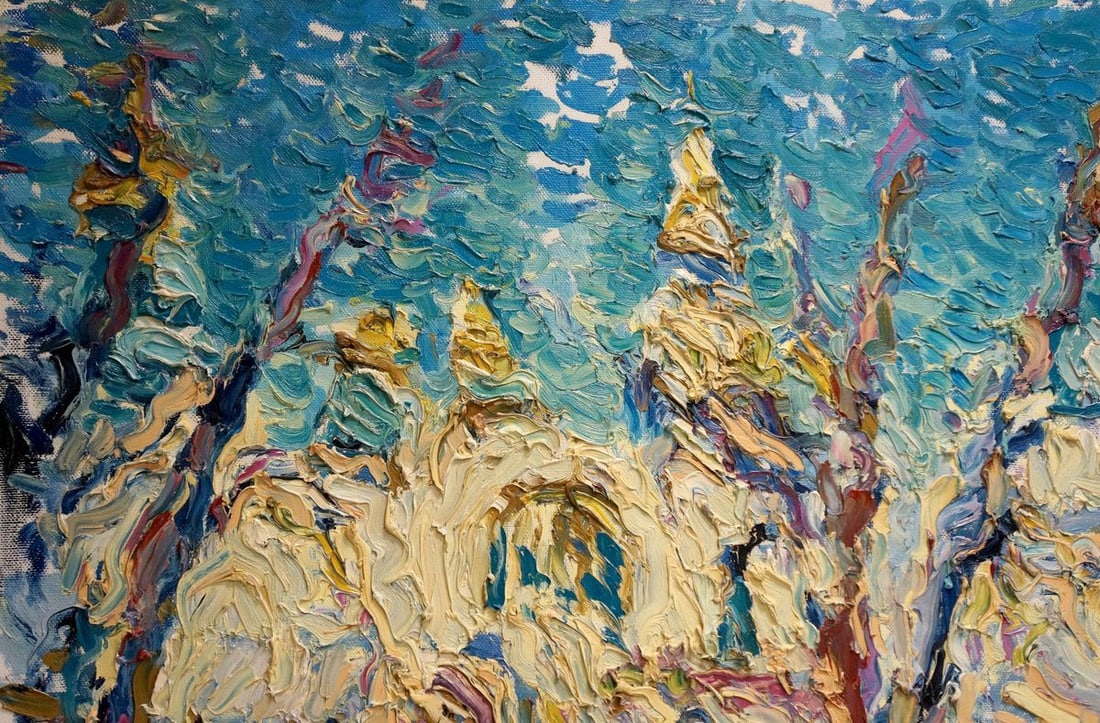 Oil painting Church landscape Dupliy Sergey Alexandrovich - 3