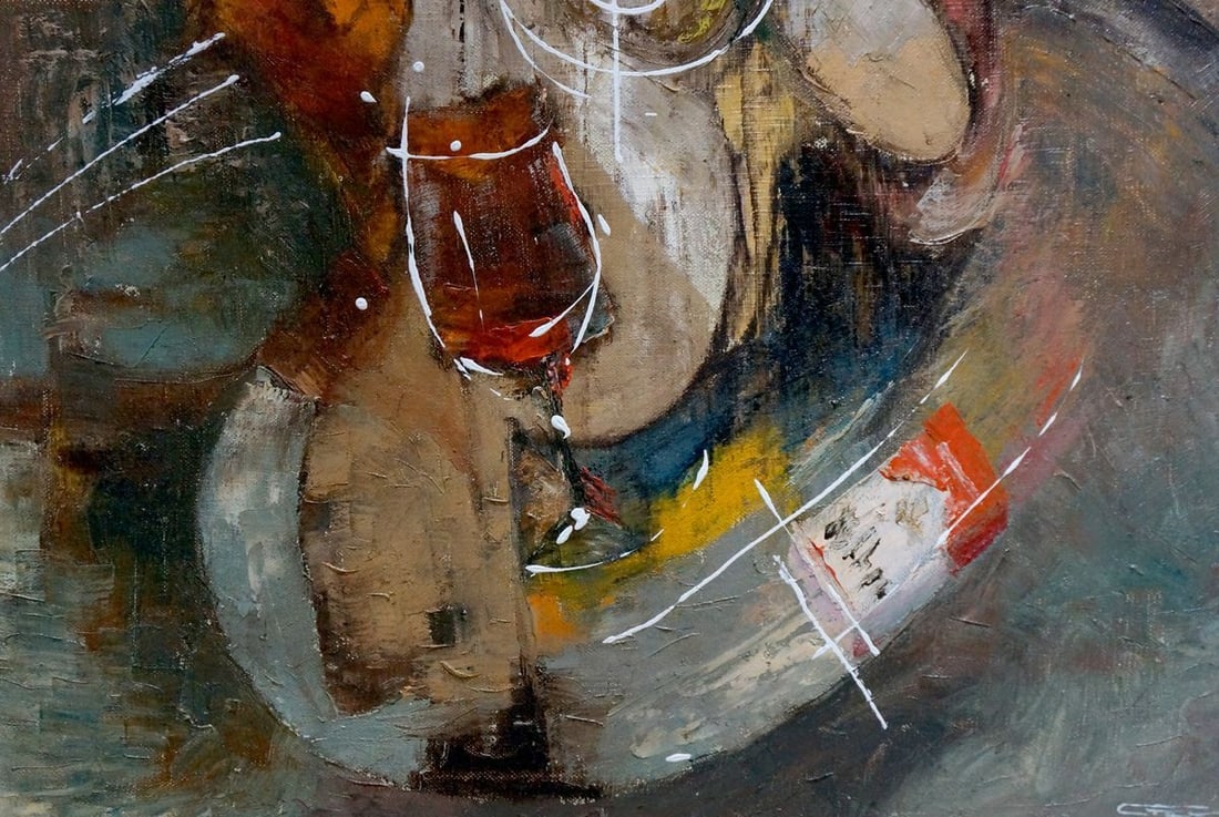 Abstract oil painting Attend Alexander Lvovich Schwartz - 2