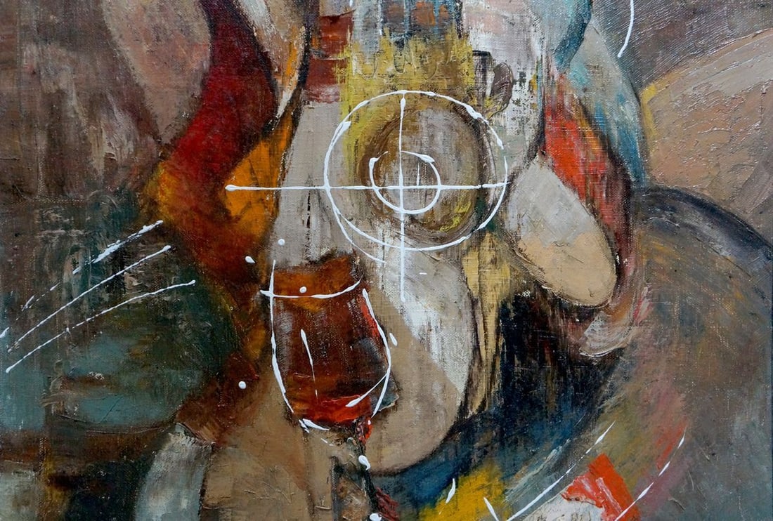 Abstract oil painting Attend Alexander Lvovich Schwartz - 3
