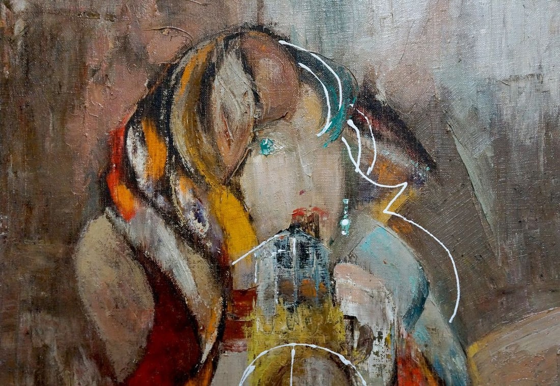 Abstract oil painting Attend Alexander Lvovich Schwartz - 5