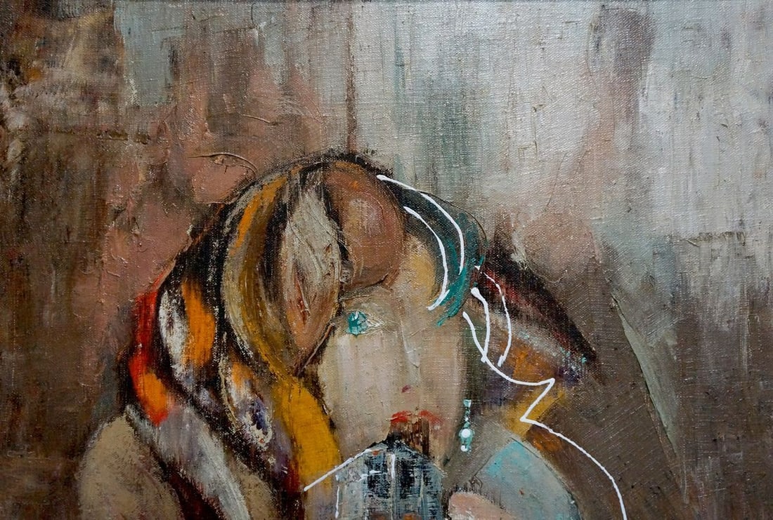 Abstract oil painting Attend Alexander Lvovich Schwartz - 6