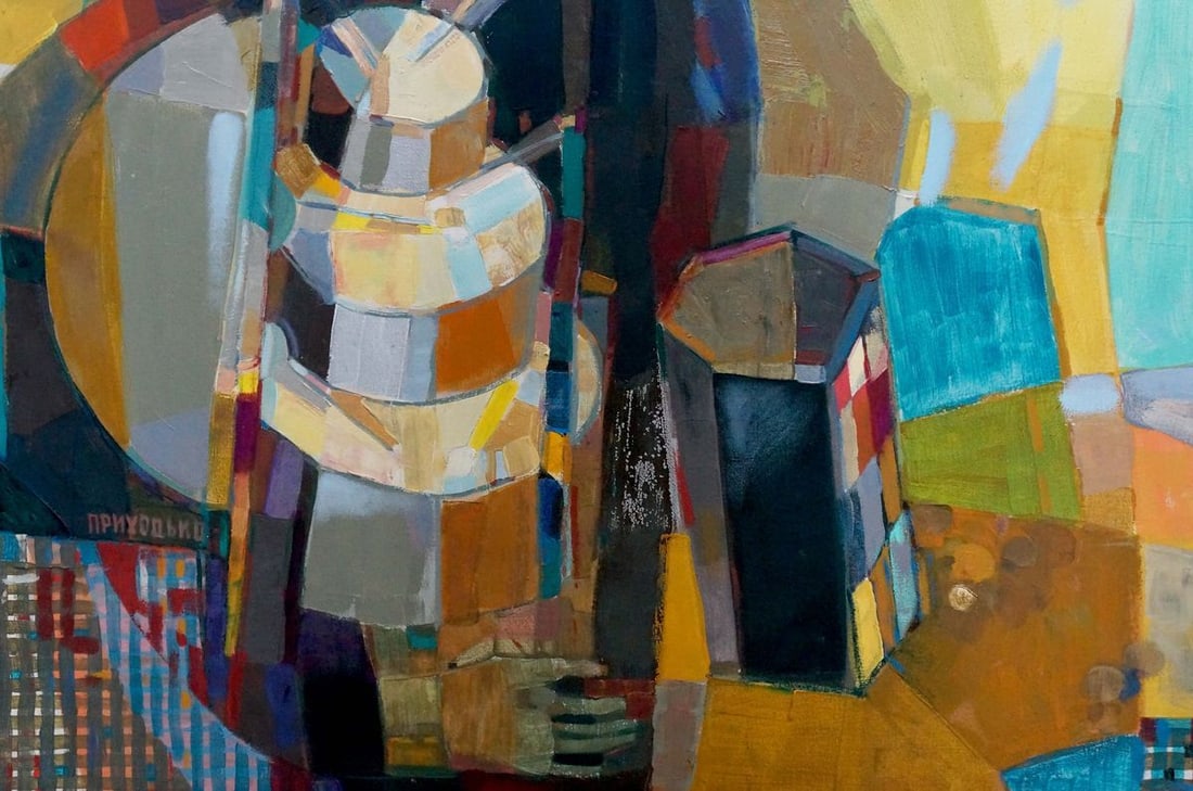 Oil painting Man orchestra Prikhodko Vyacheslav Afanasevich - 2