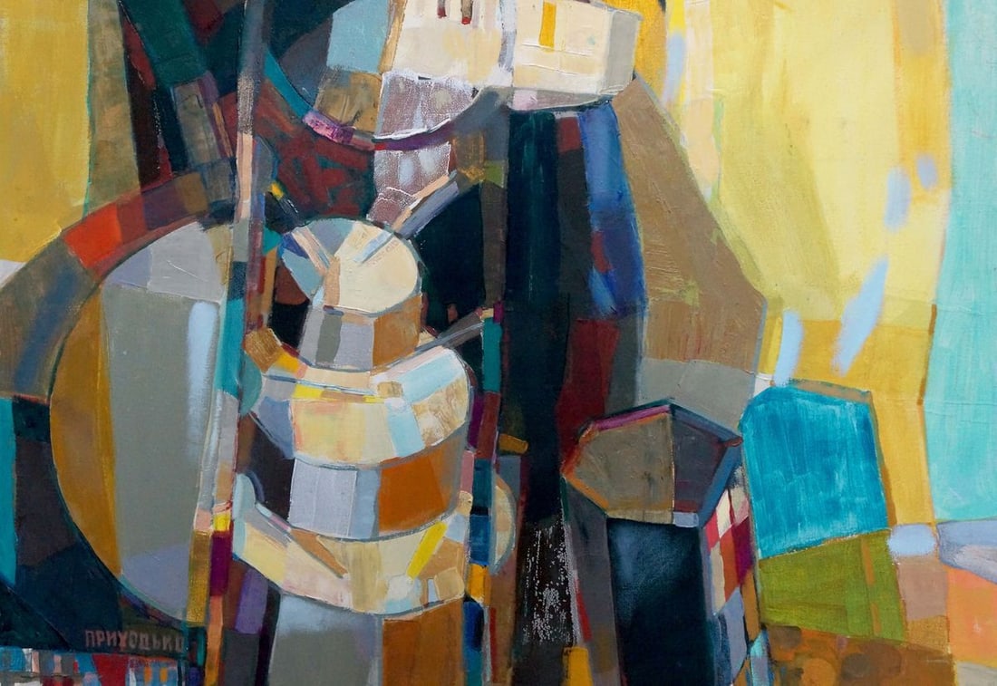 Oil painting Man orchestra Prikhodko Vyacheslav Afanasevich - 3